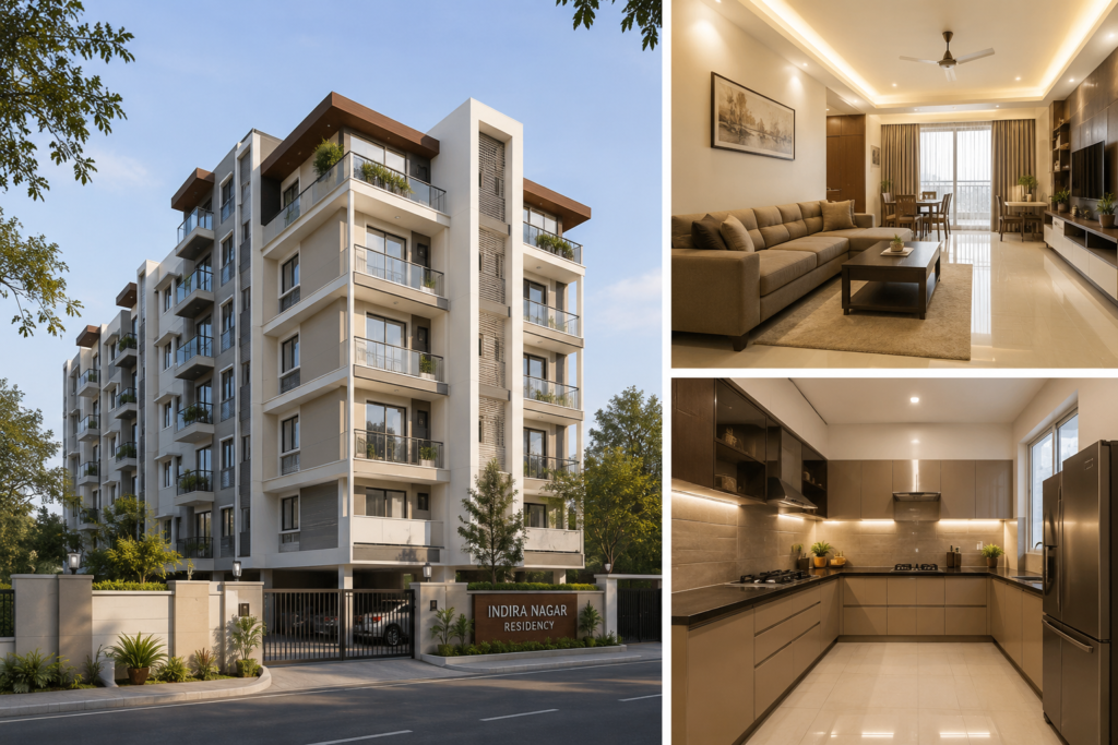 2 BHK Flat in Indira Nagar