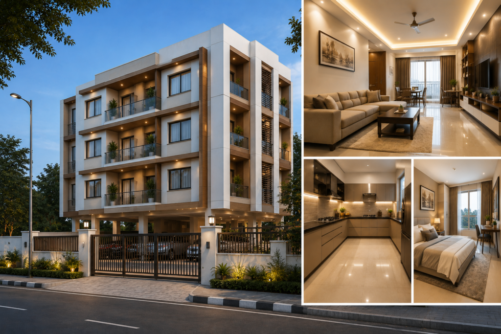3 BHK Apartment in Gomti Nagar Extension